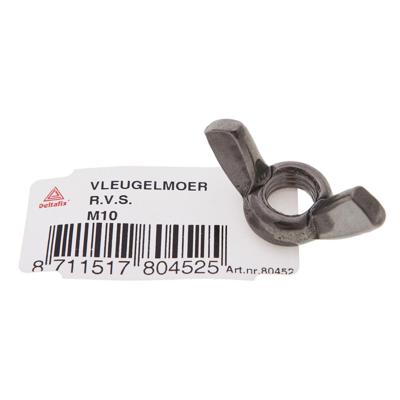 Vleugelmoer m10 rvs Deltafix - Deltafix Vleugelmoer m10 rvs Deltafix - Deltafix