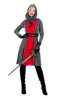 Middeleeuwse Ridder Jurk Margaux Premium - thumbnail