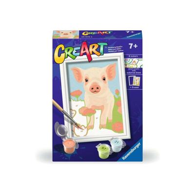 Ravensburger creart schilderen op nummer - varken Ravensburger creart schilderen op nummer - varken