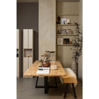 WOOOD Eettafel 'Tablo' Eikenhout, 240 x 100cm, kleur Naturel - thumbnail