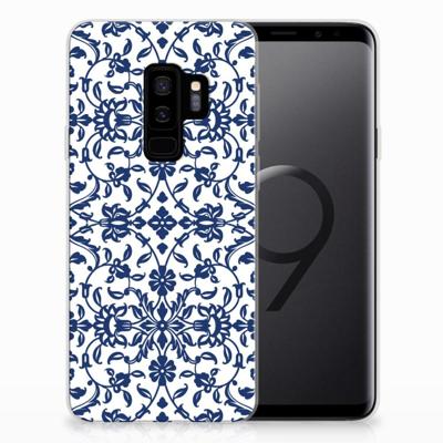 Samsung Galaxy S9 Plus | TPU Case | Flower Blue Samsung Galaxy S9 Plus | TPU Case | Flower Blue