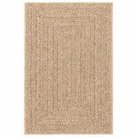 VidaXL Vloerkleed zizur beige binnen en buiten 140x200 cm jute look - thumbnail