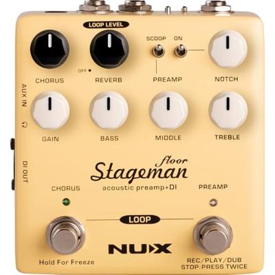 NUX NAP-5 Stageman Floor Acoustic Preamp + DI
