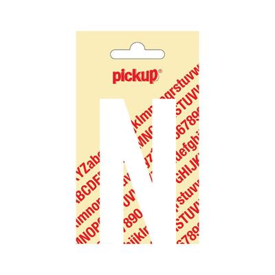 Deco letter n nobel wit 90 mm Pickup - Pickup