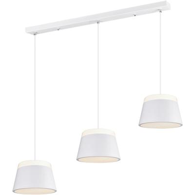 Stijlvolle LED Hanglamp 6-lichts - Mat Wit Aluminium - E14 Fitting