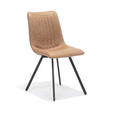 Stoel Thijs Cognac - Set van 4 Stoel Thijs Cognac - Set van 4