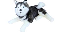 Boony Natural Decoration pluche husky 53 cm liggend Boony-Natural-Decoration Gebr. de Boon - Gebr de boon - thumbnail