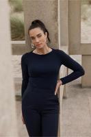 Studio Anneloes Sydney Shirt 94807 T-shirt Lange Mouw 6900 Dark Blue - thumbnail