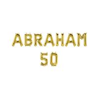 Paperdreams Folie ballon slinger - abraham 50 - thumbnail