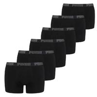 Puma everyday Boxershorts 6-pack zwart - thumbnail