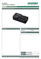 Hikoki UC18YKSL W0Z UNIVERSELE OPLADER - UC18YKSLW0Z - thumbnail