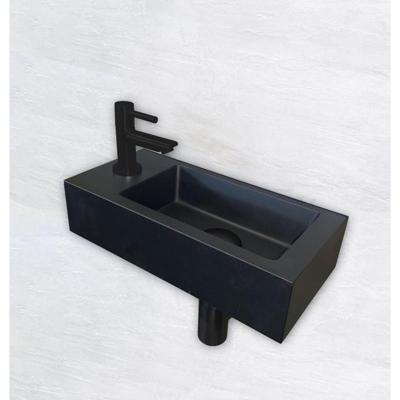 Fonteinset Wiesbaden Mini Rhea 36x18x9 cm Links Mat Zwart