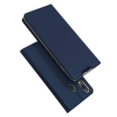 Dux Ducis - pro serie slim wallet hoes - Samsung Galaxy A30 - Blauw Dux Ducis - pro serie slim wallet hoes - Samsung Galaxy A30 - Blauw