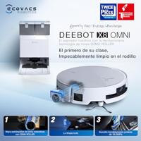 Schoonmaakrobot met basisstation Ecovacs Deebot X8 Omni (wit) - thumbnail