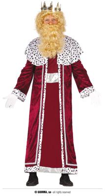 Drie Koningen Kostuum Balthasar Rood Volwassenen
