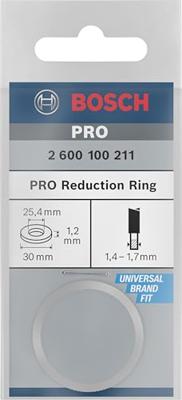 Bosch Accessoires Reduceerring voor cirkelzaagbladen 30 x 25,4 x 1,2 mm 1st - 2600100211 Bosch Accessoires Reduceerring voor cirkelzaagbladen 30 x 25,4 x 1,2 mm 1st - 2600100211