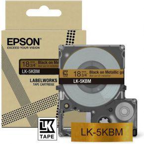Epson LK-5KBM Zwart, Goud