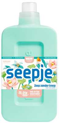 Seepje Wol en Fijn Wasmiddel Vrolijke Lotus