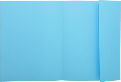 Dossiermap Exacompta Super 160gr 1klep lichtblauw