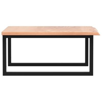 Badkamer wandschap staal en massief eikenhout