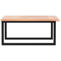 Badkamer wandschap staal en massief eikenhout - thumbnail