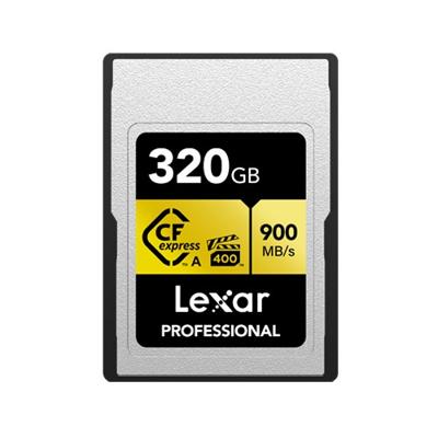 Lexar Pro Gold 320GB CFexpress Type A VPG400 - R900/W800 MB/s Lexar Pro Gold 320GB CFexpress Type A VPG400 - R900/W800 MB/s