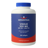 OrthoVitaal Visolie 500mg EPA 18% DHA 12% 240 Softgels - thumbnail