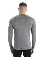 Icebreaker Merino 200 Oasis LS Crewe Thermoshirt Heren Gritstone HTHR XL - thumbnail