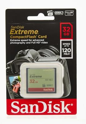 SanDisk Extreme® CF-kaart 32 GB