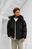 Project X Paris Quilted Winterjas Heren Donkergrijs - Maat L - Kleur: Donkergrijs | Soccerfanshop - thumbnail
