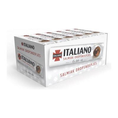 Italiano - Salmiak Dropsnoepjes - 24 Rollen