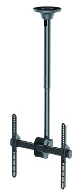 Neomounts NM-C440BLACK TV-plafondbeugel 81,3 cm (32) - 152,4 cm (60) Kantelbaar, Zwenkbaar