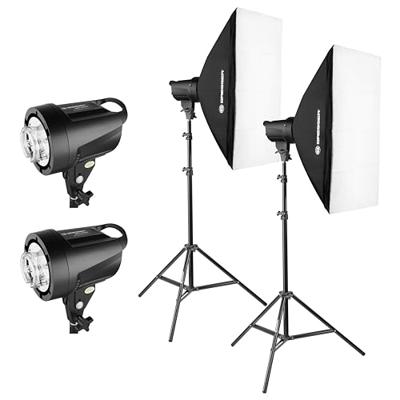 Bresser BRT-200B 2x 200W studio flitsset