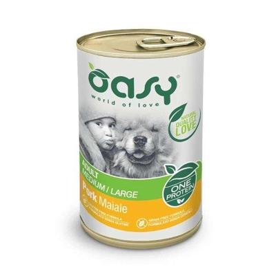 OASY One Protein Adult Medium/Large Pork - natvoer voor honden - 400g