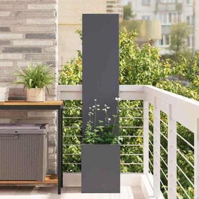 VidaXL Tuin privacy screen fretwerk antraciet 32 x 32 x 150 cm