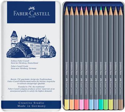 Faber Castell FC-114622 Goldfaber Aqua Pastel Aquarelpotloden 12 Stuks