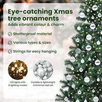 VidaXL Kunstmatig voorverlicht kerstboom groen 180 cm pvc en metaal - thumbnail