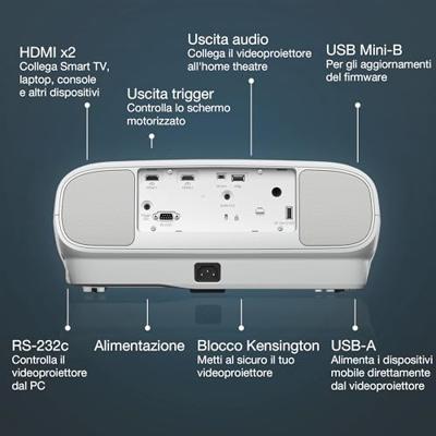 Epson EH-TW7100 4K PRO-UHD-projector Beamer Wit - thumbnail