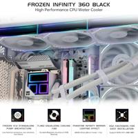 THERMALRIGHT - Frozen Infinity 360 - AIO-waterkoeling - 120 mm ventilatoren - ARGB Intel AMD - Wit - thumbnail