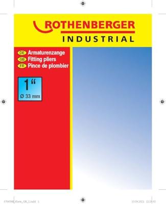 Rothenberger Pijptang Zweeds model 90° - ROT070659E - thumbnail