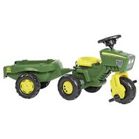 Rolly Toys 052769 RollyTrac John Deere Tractor met Aanhanger - thumbnail