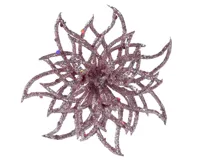 Decoris Bloemclip plastic 14x5cm roze - thumbnail