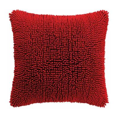 Tiseco Home Studio Sierkussen - Shaggy - Rood
