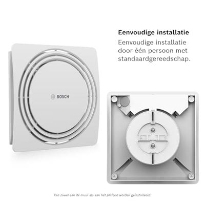 Bosch Home Comfort FAN 1900 W100 Wand- en plafondventilator 230 V 75.4 m³/h 100 mm Bosch Home Comfort FAN 1900 W100 Wand- en plafondventilator 230 V 75.4 m³/h 100 mm