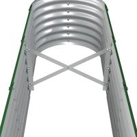 VidaXL Plantenbak 260x40x36 cm gepoedercoat staal groen - thumbnail