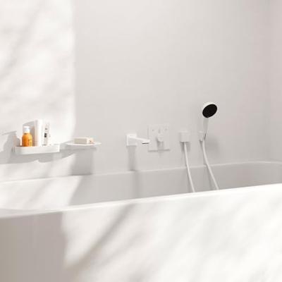 Hansgrohe Tecturis E baduitloop, mat wit Hansgrohe Tecturis E baduitloop, mat wit