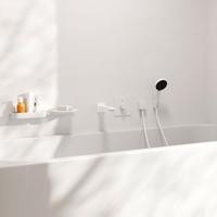 Hansgrohe Tecturis E baduitloop, mat wit - thumbnail