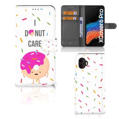 Samsung Galaxy Xcover 6 Pro | Book Cover | Donut Roze Samsung Galaxy Xcover 6 Pro | Book Cover | Donut Roze