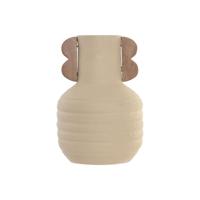 Vaas Home ESPRIT Bruin Beige Terra cotta Mangohout - thumbnail