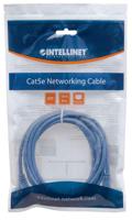 Intellinet 319775 RJ45 Netwerkkabel, patchkabel CAT 5e U/UTP 3.00 m Blauw 1 stuk(s) - thumbnail